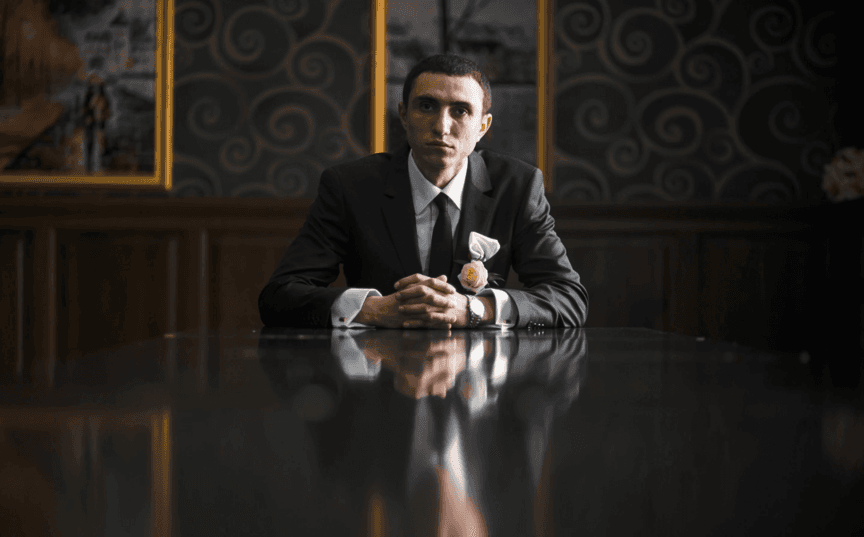 Lawyer at desk